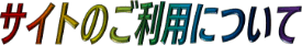 サイトのご利用について